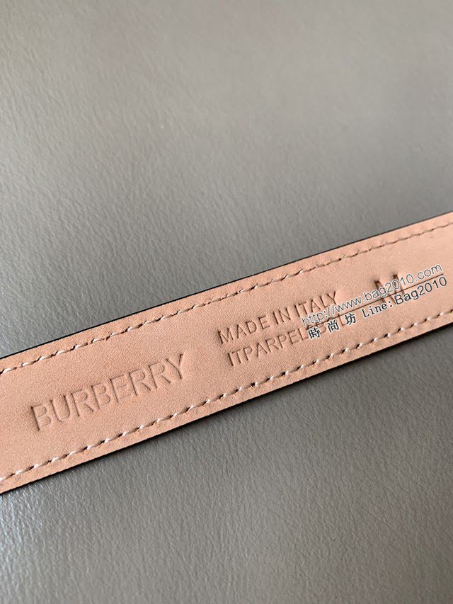 BURBERRY女士皮帶 巴寶莉磨砂牛皮高端休閒腰帶  jjp1055